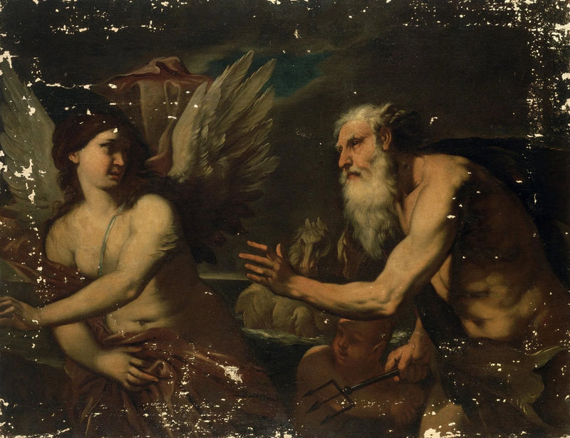 Neptune i Coronis - Luca Giordano