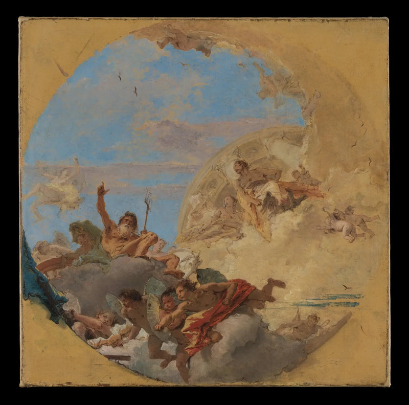 Neptun i wiatry - Giovanni Battista Tiepolo
