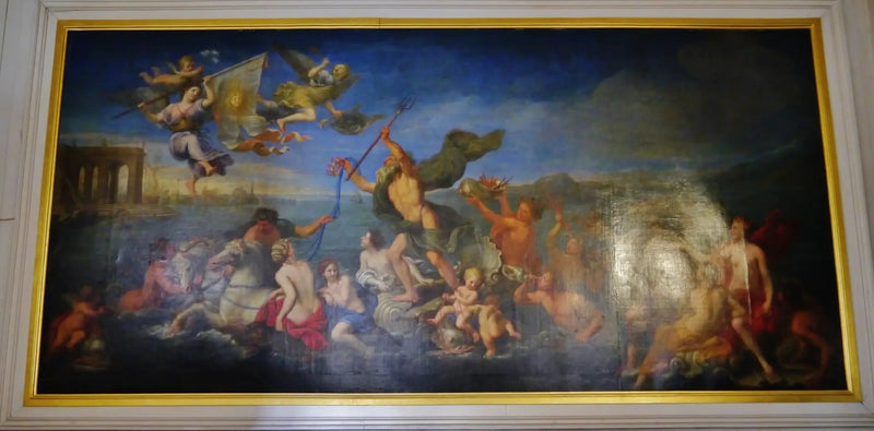 Neptun ofiarowujący swoje bogactwa Francji. Alegoria Ludwikowi XIV - Pierre Mignard