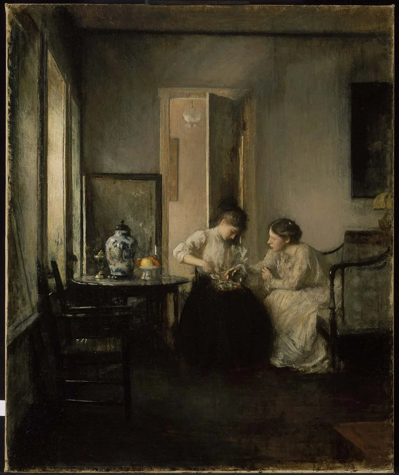 Nowa Anglia Wnętrze - Edmund Charles Tarbell