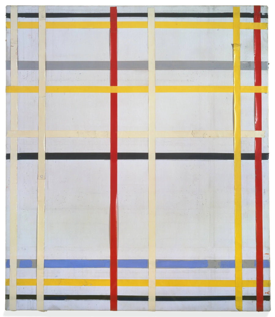 Nowy Jork 2 [niedokończony, wcześniej Nowy Jork III] - Piet Mondrian