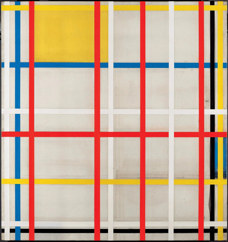 Nowy Jork, 3 (niedokończony) - Piet Mondrian
