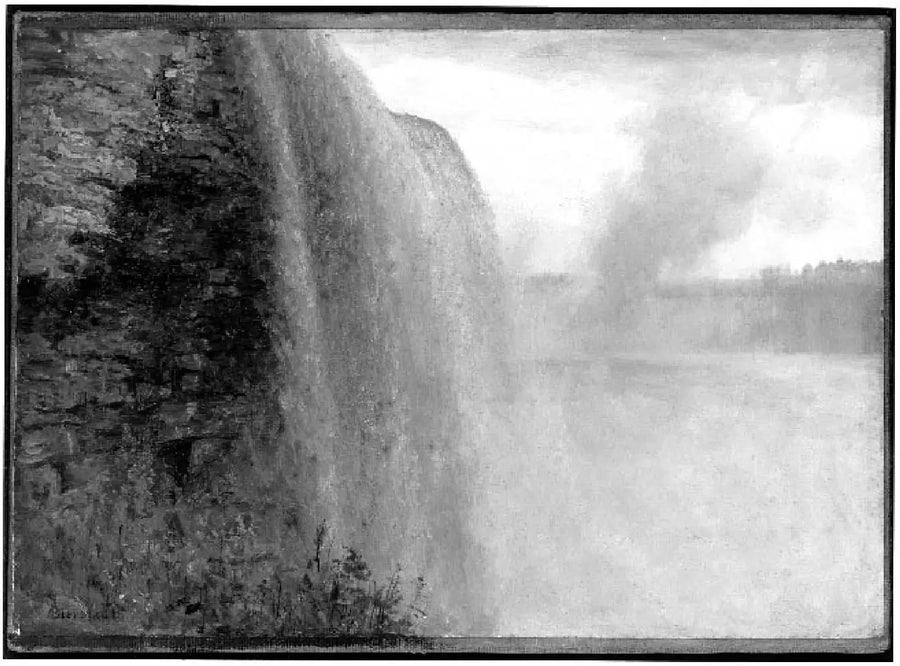 Niagara po stronie amerykańskiej - Albert Bierstadt