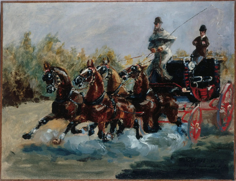 Ładny, pamiątka z Promenady Anglików - Henri de Toulouse-Lautrec