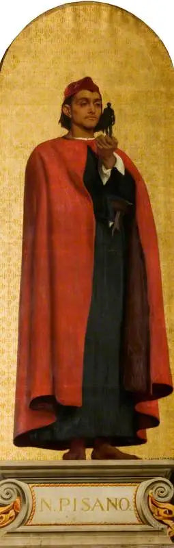 Nicola Pisano (około 1220/1225–około 1284) (projekt mozaiki w Victoria and Albert Museum) - Frederic Leighton