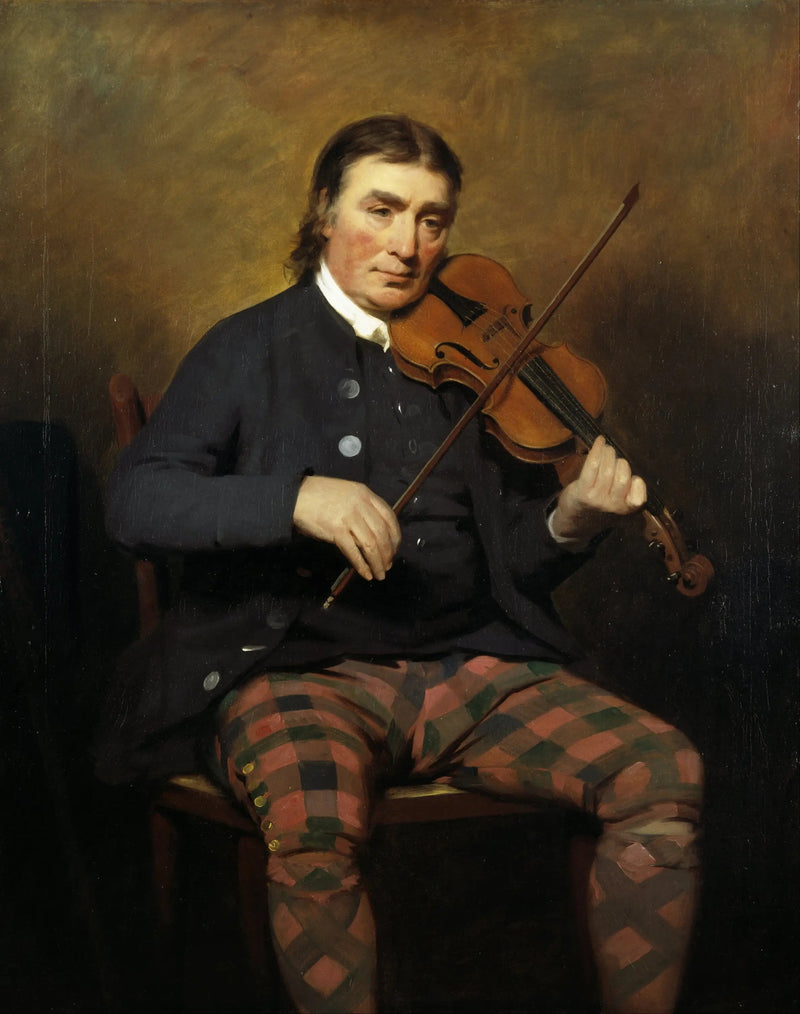 Niel Gow, 1727 - 1807. Skrzypek i kompozytor - Henry Raeburn