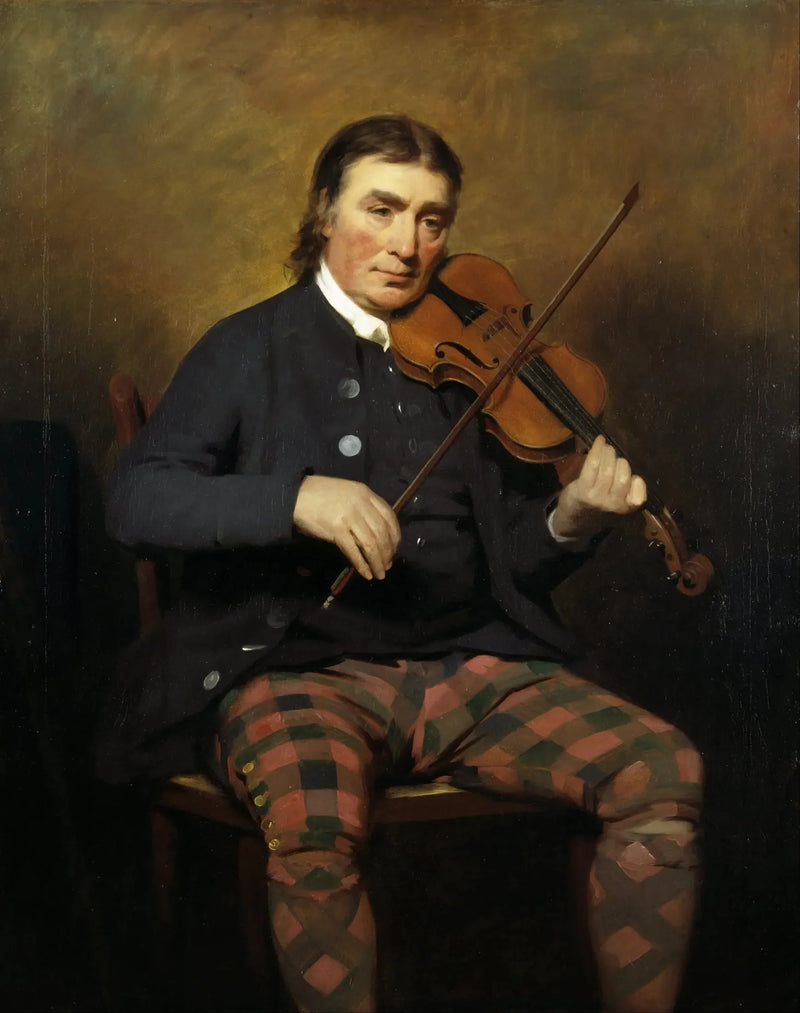 Niel Gow, 1727 - 1807. Skrzypek i kompozytor - Henry Raeburn