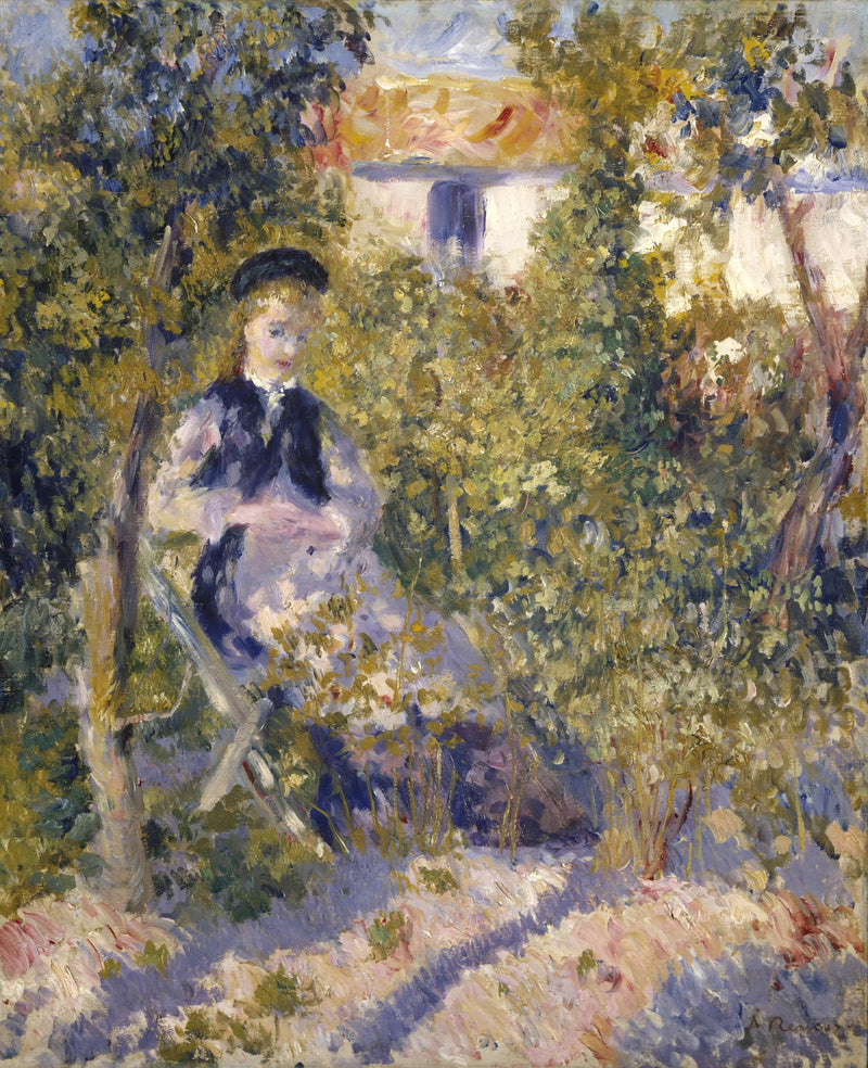 Nini w ogrodzie - Pierre-Auguste Renoir