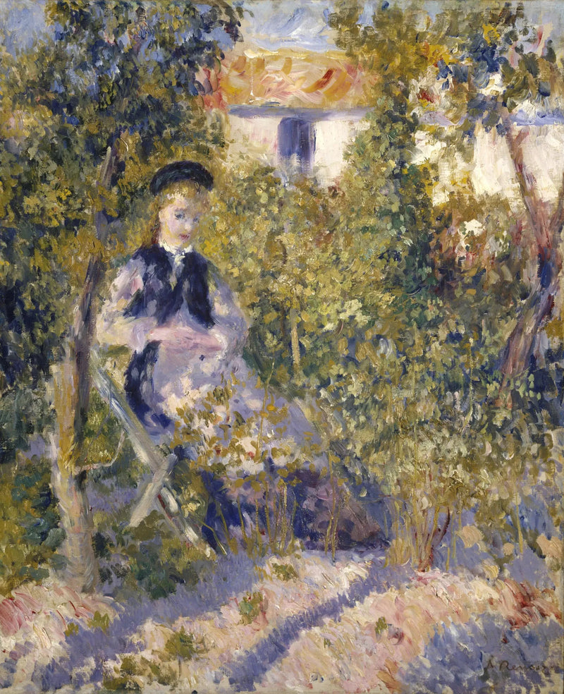 Nini w ogrodzie - Pierre-Auguste Renoir