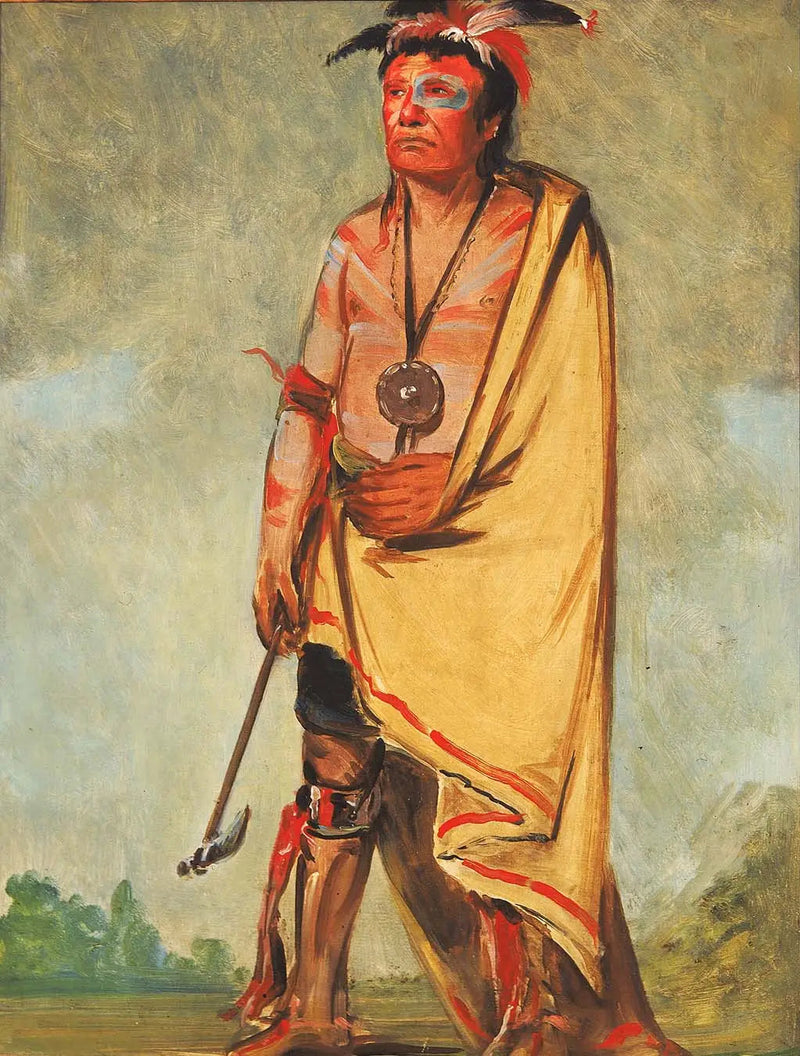 No-ak-chóo-she-kaw, Ten, który łamie krzewy - George Catlin