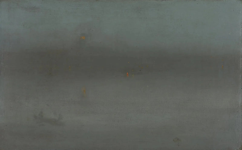 Nocny, niebieski i srebrny: Battersea Reach - James Abbott McNeill Whistler