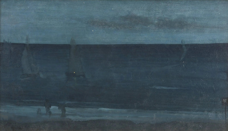 Nocny: Niebieski i Srebrny — Bognor - James Abbott McNeill Whistler