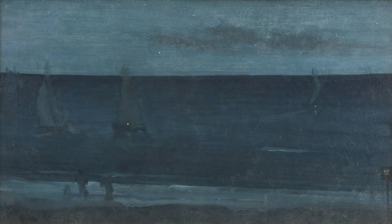 Nocny: Niebieski i Srebrny — Bognor - James Abbott McNeill Whistler