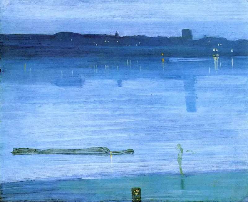 Nocny: Niebieski i Srebrny – Chelsea - James Abbott McNeill Whistler