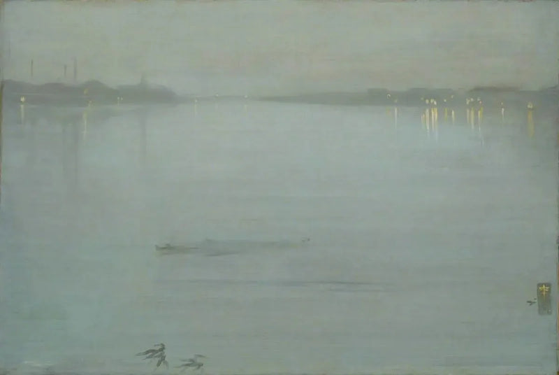 Nocny: Niebieski i Srebrny - Światła Cremorne - James Abbott McNeill Whistler