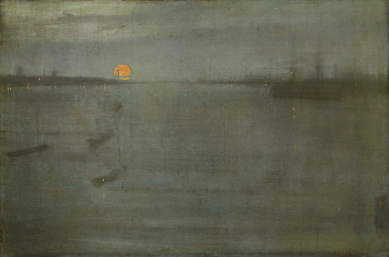 Nocne: Niebieski i Złoty — Woda Southampton - James Abbott McNeill Whistler