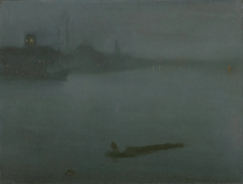 Nocna scena w niebieskim i srebrnym - James Abbott McNeill Whistler