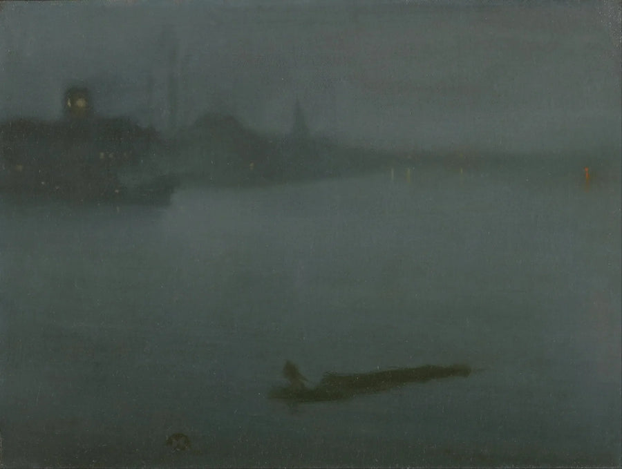Nocna scena w niebieskim i srebrnym - James Abbott McNeill Whistler