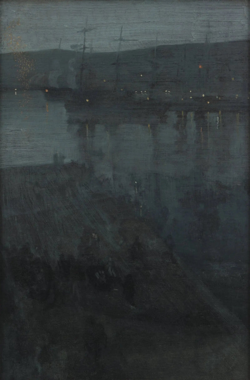 Noc w niebieskim i złotym: Valparaiso - James Abbott McNeill Whistler