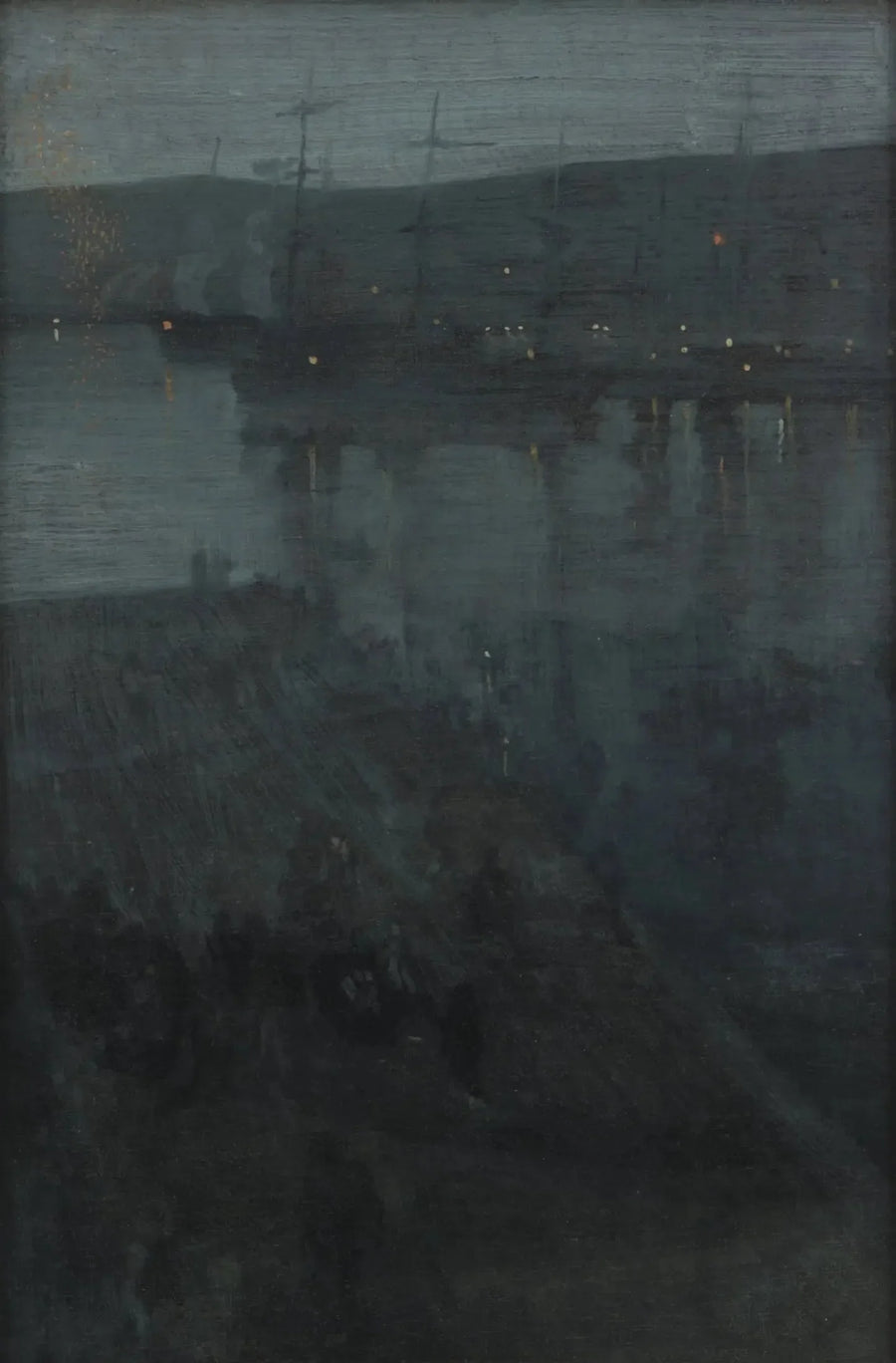 Noc w niebieskim i złotym: Valparaiso - James Abbott McNeill Whistler