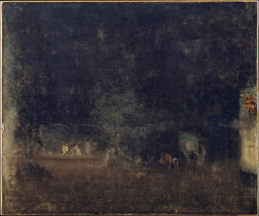 Noc w zieleni i złocie - James Abbott McNeill Whistler
