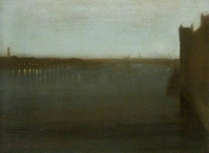 Nocna: Szarość i Złoto, Most Westminster - James Abbott McNeill Whistler