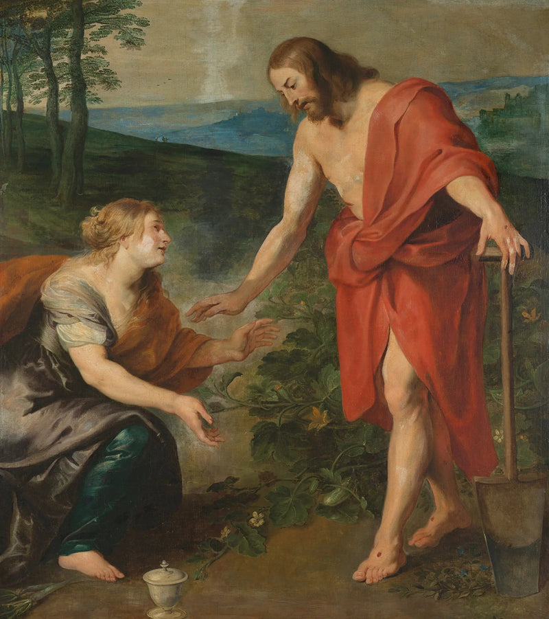 „Noli me tangere”: spotkanie Chrystusa i Marii Magdaleny - Peter Paul Rubens