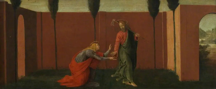 Noli me Tangere (przednia, panel trzeci) - Sandro Botticelli