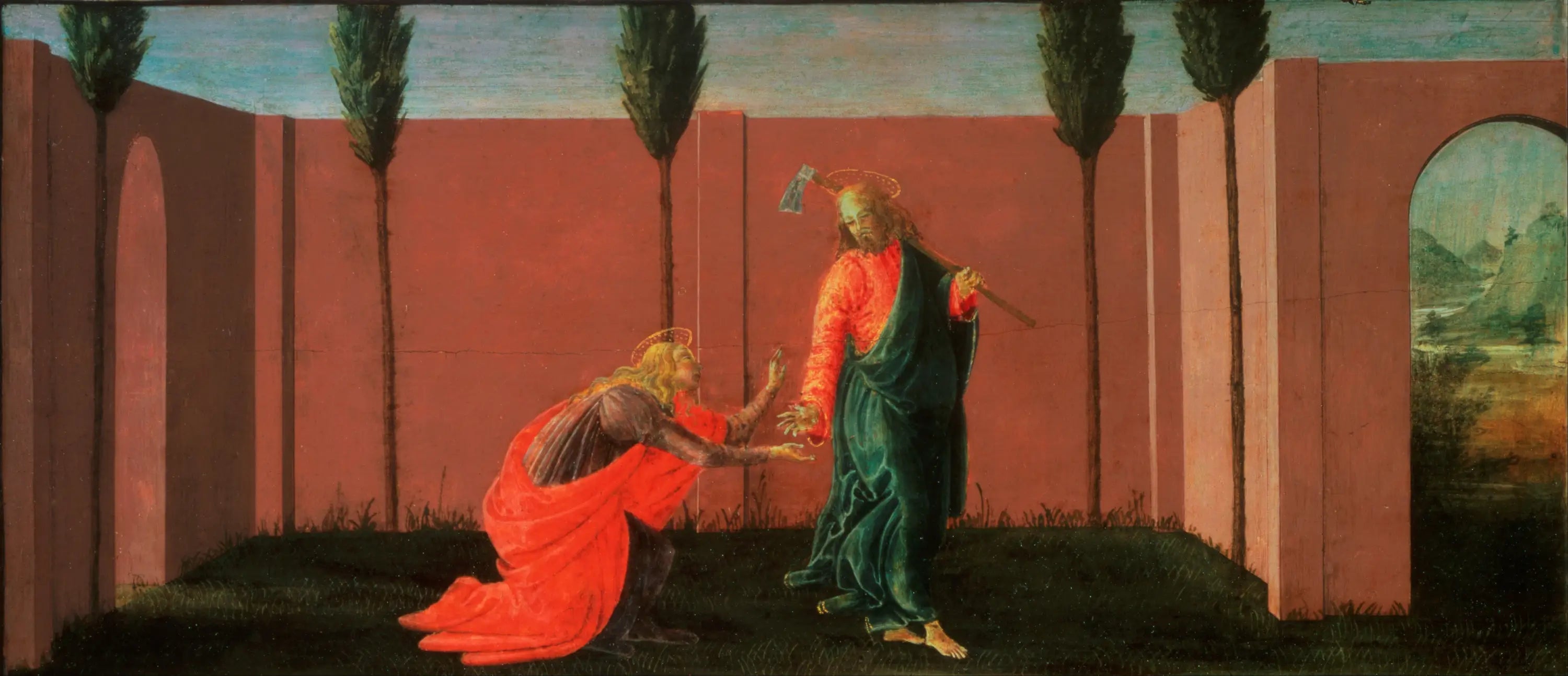 Noli me tangere - Sandro Botticelli image 1 copie peinte à la main à l’huile