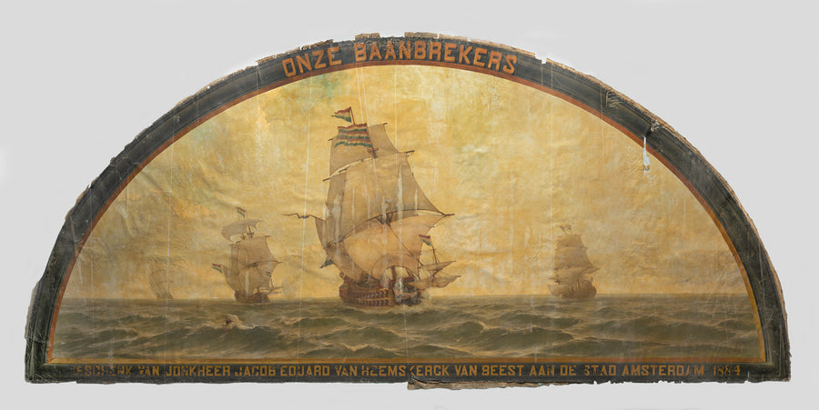 « Nos pionniers » : des navires du XVIIe siècle en haute mer - Jacob Eduard van Heemskerck van Beest