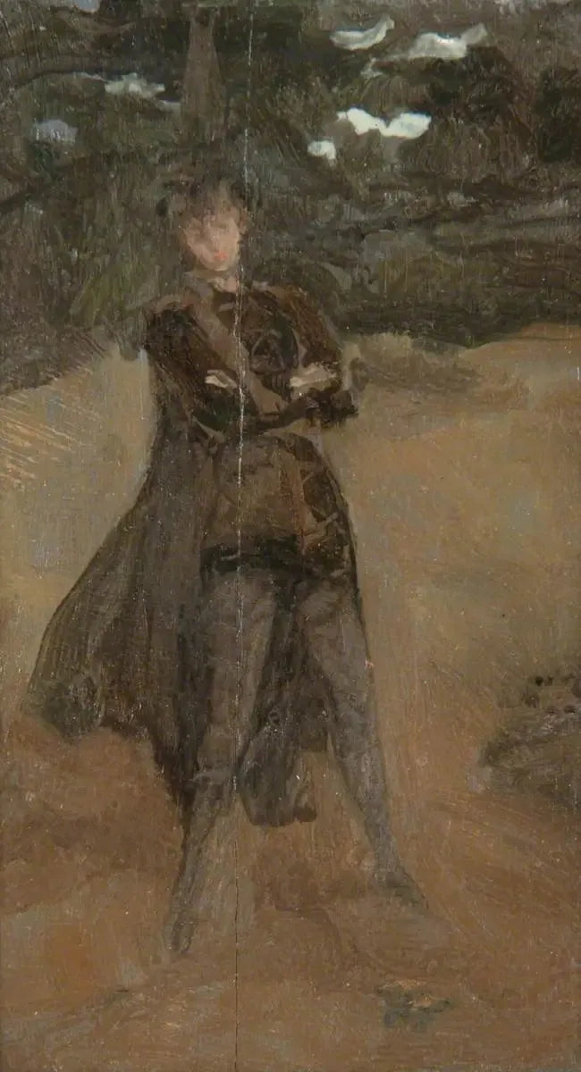 Zielona i brązowa nuta: Orlando w Coombe - James Abbott McNeill Whistler