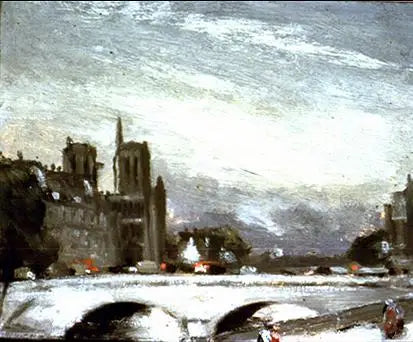 Notre Dame i Sekwana - Robert Henri