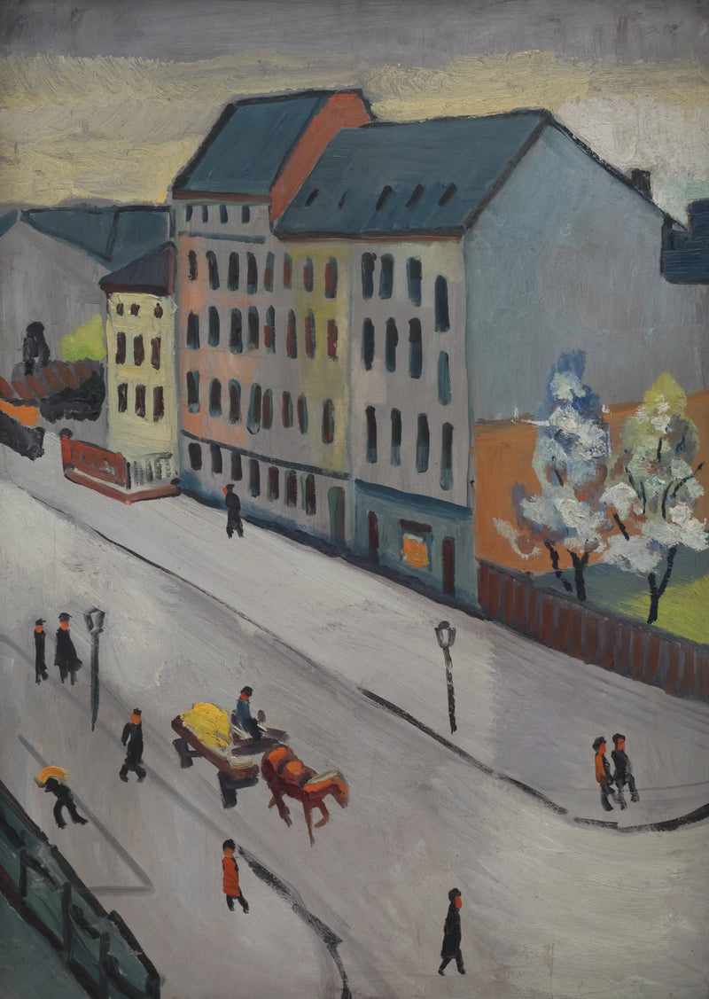 Nasza ulica w Grau - August Macke
