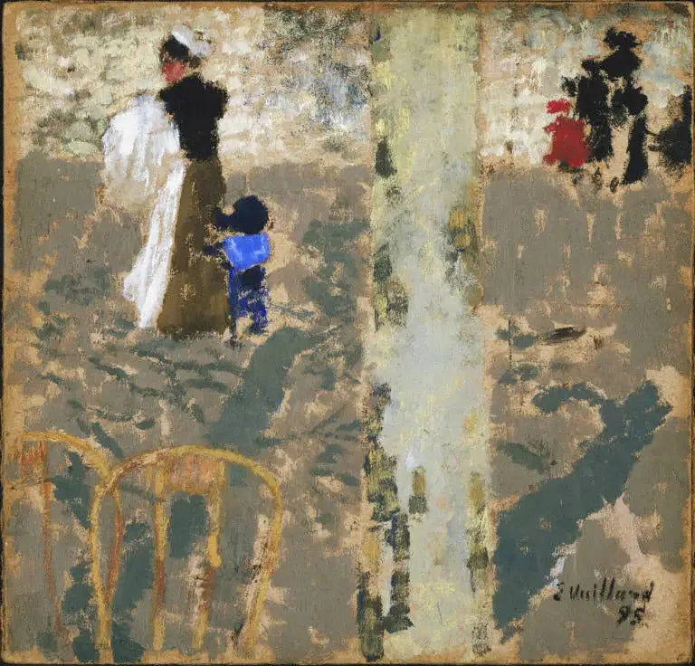 Niania i dziecko w stroju morskim - Édouard Vuillard