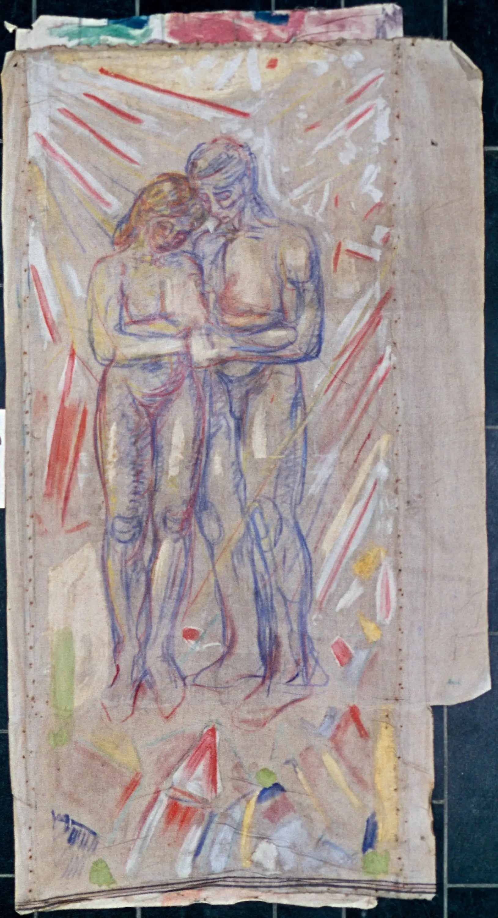 Nouveaux Rayons - Edvard Munch image 1 reproduction artisanale de tableau