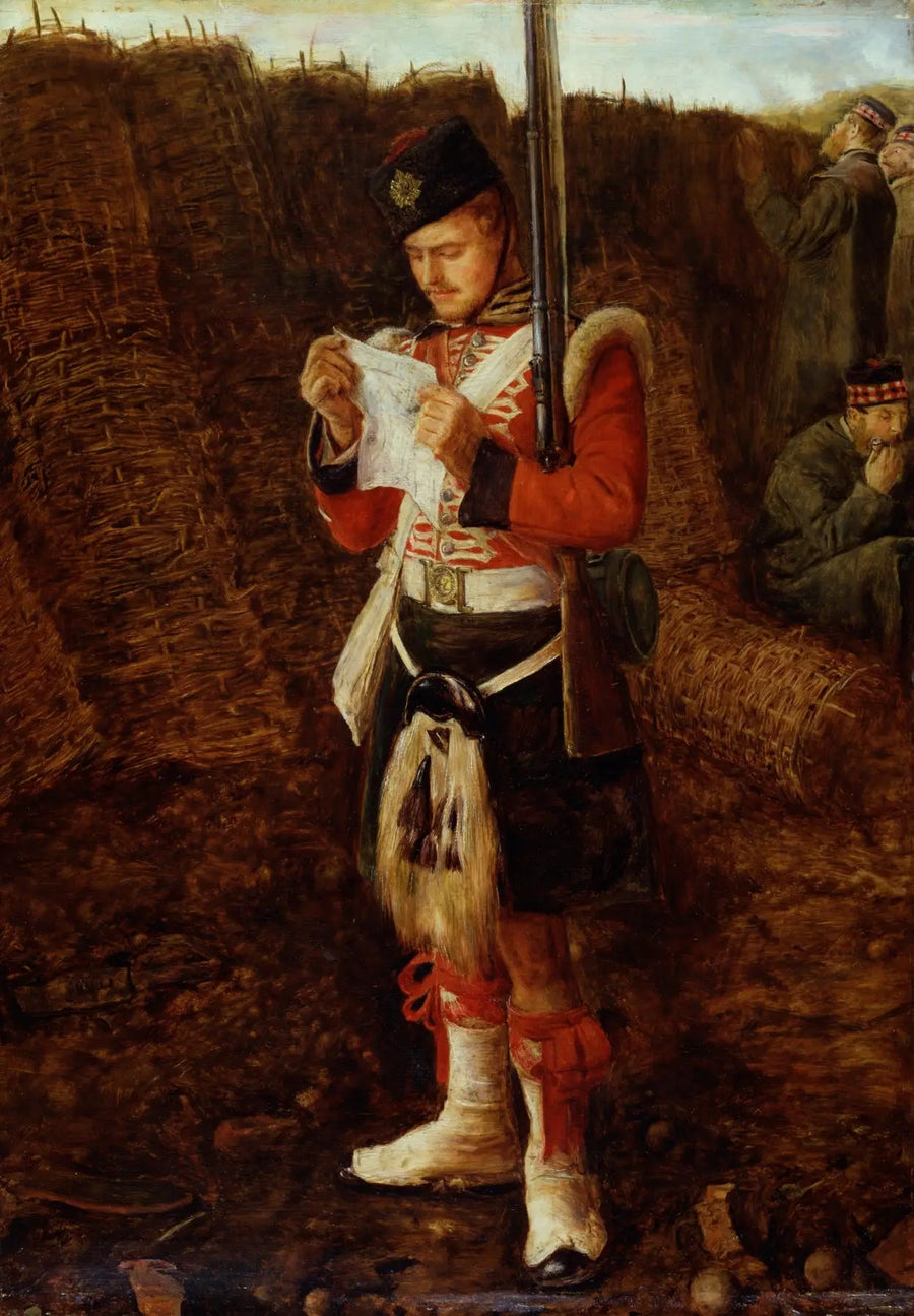 Wieści z domu - John Everett Millais