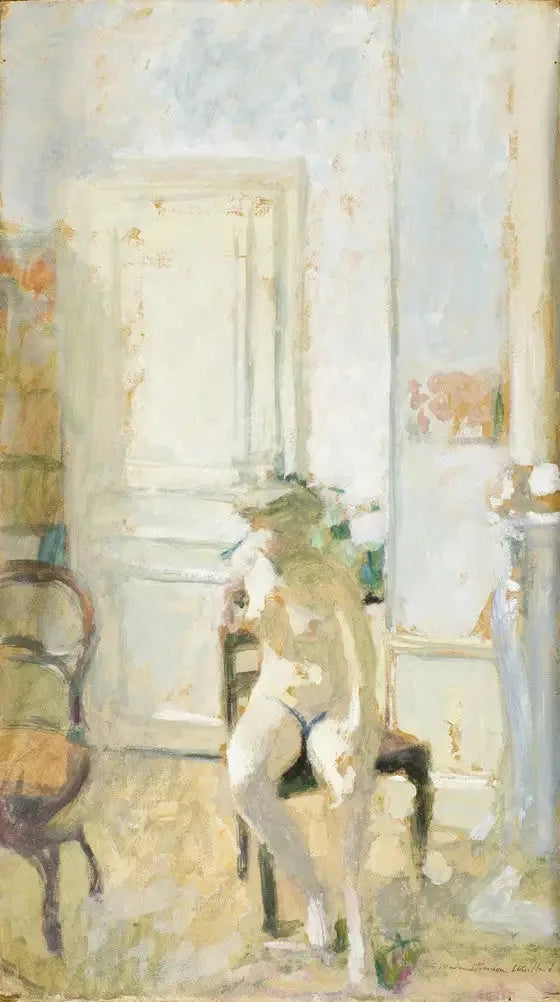 Nu przy krześle - Édouard Vuillard