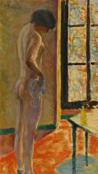Naga przy oknie - Pierre Bonnard