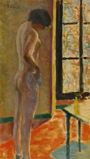 Naga przy oknie - Pierre Bonnard
