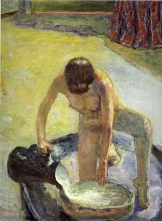 Nu w pozycji klęczącej - Pierre Bonnard