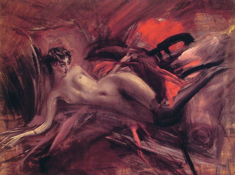 Nu leżące - Giovanni Boldini