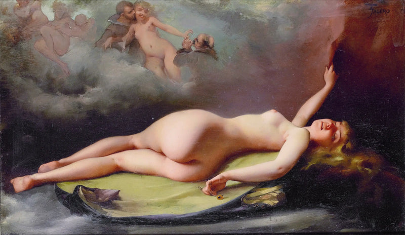 Nu leżący - Luis Ricardo Falero