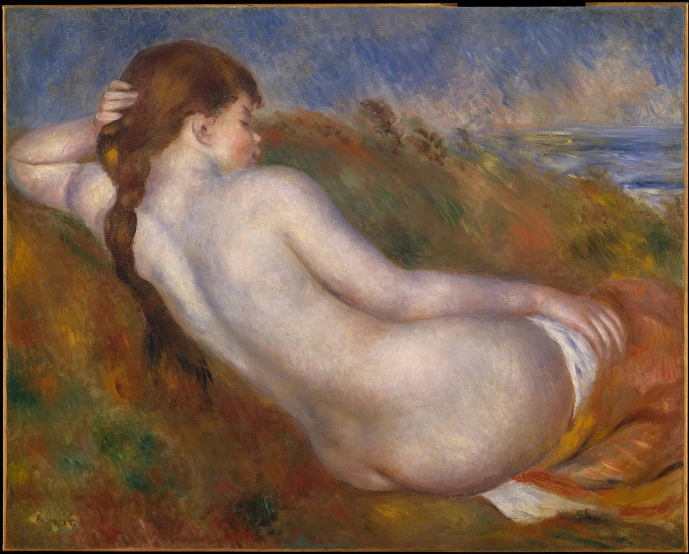 Nu allongé - Pierre-Auguste Renoir image 1 copie peinte à la main à l’huile
