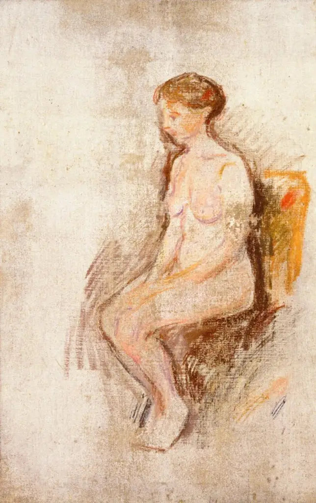Nu siedzący - Edvard Munch