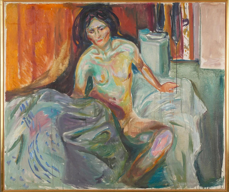 Nu siedzący: poranek - Edvard Munch