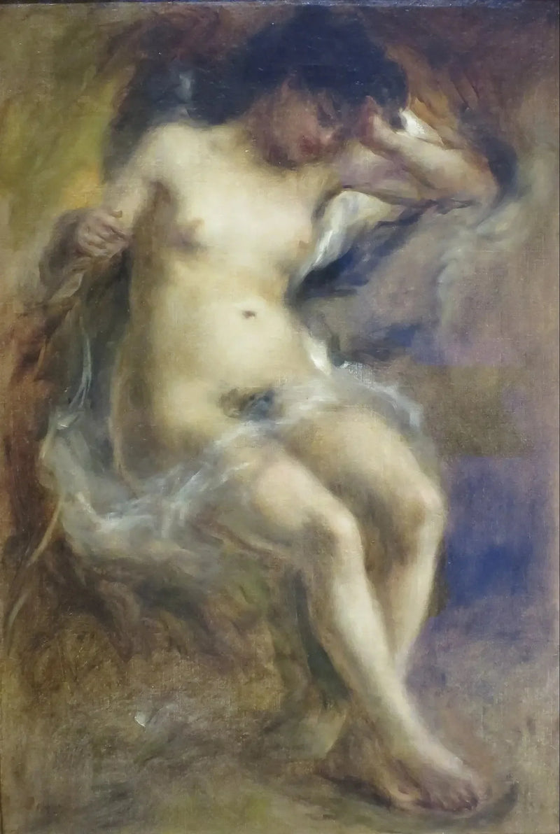 Nu siedzący - Pierre-Auguste Renoir