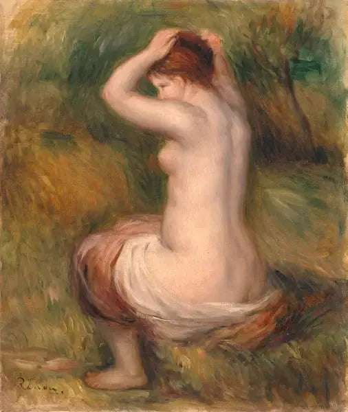 Nu siedzący - Pierre-Auguste Renoir