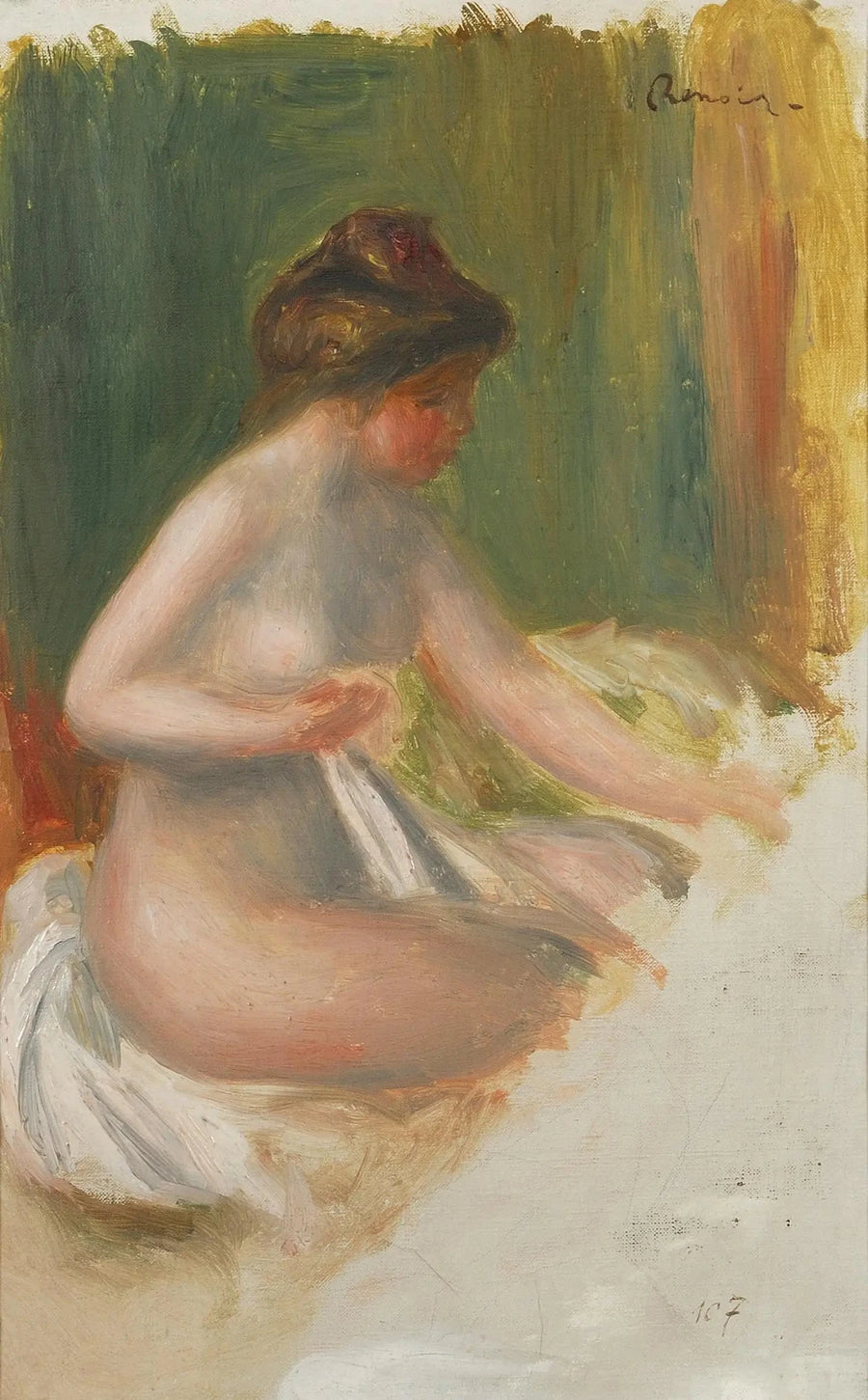 Nu siedzący - Pierre-Auguste Renoir