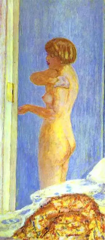 Akt z narzutą - Pierre Bonnard