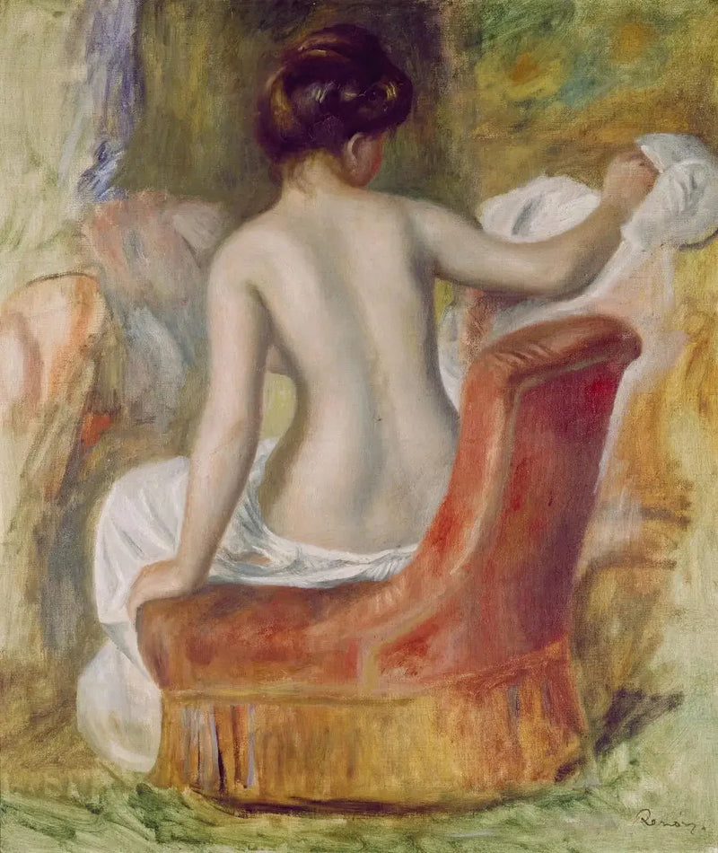 Akt na fotelu - Pierre-Auguste Renoir